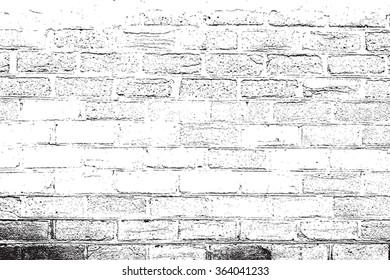 Brick wall overlay texture - for your design. EPS10 vector.