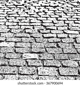 Brick wall overlay texture - for your design. EPS10 vector.