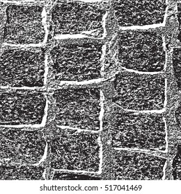 Brick wall overlay texture - for your design. EPS10 vector.