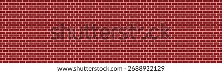 Brick wall pattern background. Brick wall tile pattern. Grungy brick wall.