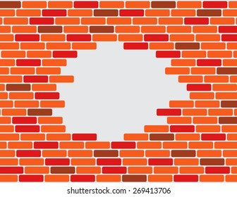 Brick wall with place for text