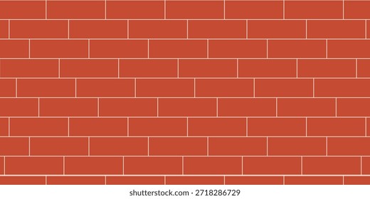 Una pared de ladrillo con ladrillos rojos y mortero blanco.