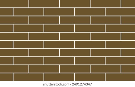 Brick wall seamless of brick laying pattern flat art style. vector illustration. EPS 10