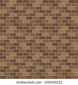 Brick Wall Seamless Pattern - Vintage style seamless pattern design