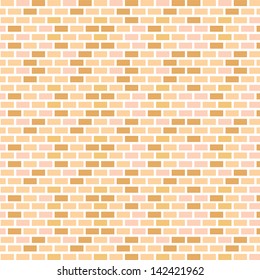 brick wall seamless Vector illustration background