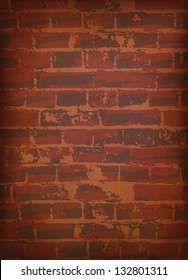 Brick wall texture.