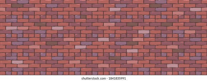 Fondo de textura de pared de ladrillo. Texturas de paredes de ladrillo de color diferentes y realistas modernas. Patrón sin foco en el estilo de la luz. Ilustración vectorial. EPS 10
