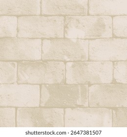 brick wall texture beige color  background