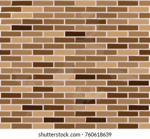 Brick wall texture. Brown, classic.

