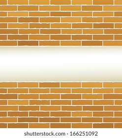 brick wall texture and empty place