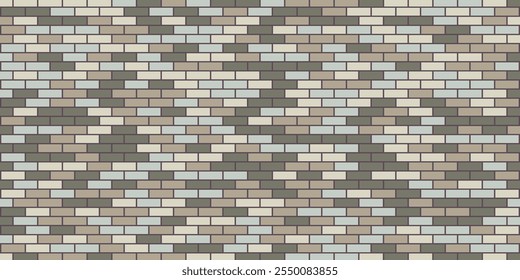 Brick wall texture pattern wallpaper vector illustration