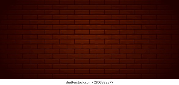 Brick wall texture. Seamless wall pattern background. Vector illustration