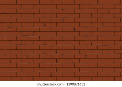 brick wall texture seamless vector illustration