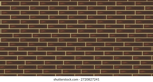 Brick wall texture wallpaper background. Vector illustration.