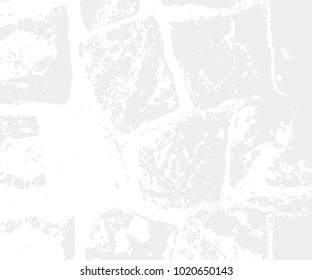 Brick wall texture for your amazing design. Stone wall in vector. Grunge background. Grain particles and dusty. Multipurpose template in grey and white colors. White texture. Overlay template.
