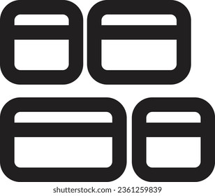 Brick Wall Tool Outline Icon