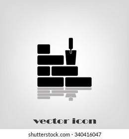 brick wall trowel