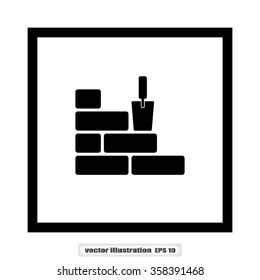 brick wall trowel