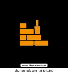 brick wall trowel