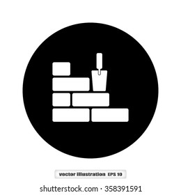 brick wall trowel