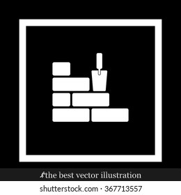 brick wall trowel