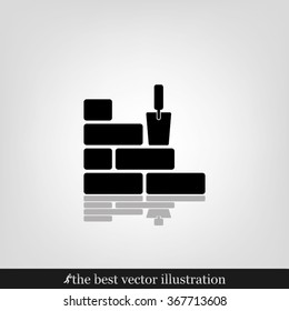brick wall trowel