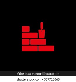 brick wall trowel