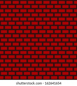 Brick wall vector