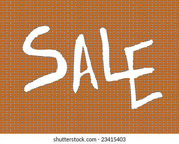 Brick wall vector
