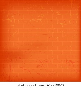 Brick wall, Vector background