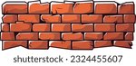 brick wall in vector design