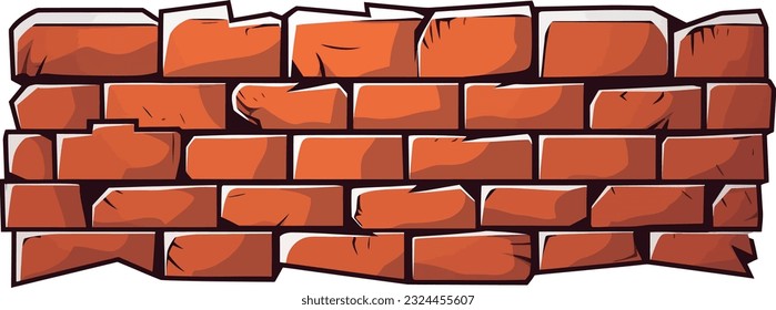 brick wall in vector design