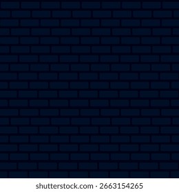 Vector de pared de ladrillo. El fondo de ladrillo es azul con rayas negras.