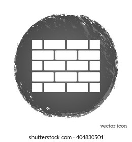 brick wall vector icon