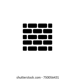 brick wall vector icon