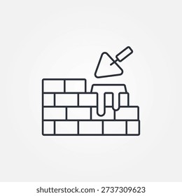 Brick wall vector icon. Brick structure. Brick icons. brick wall illustrations. EPS 10