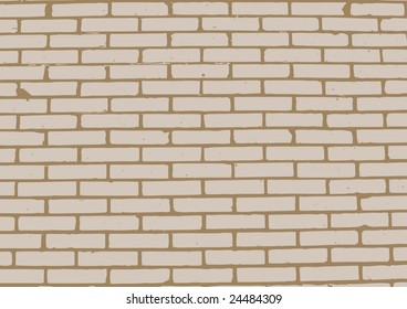 Brick wall - vector image