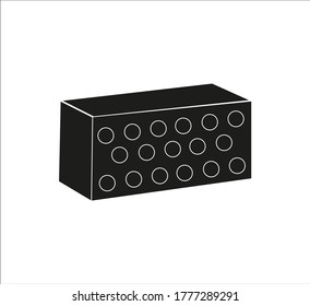 bricklayer brick. illustration for web and mobile design.