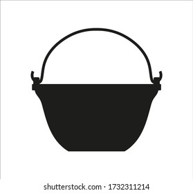 cubo de albañil. ilustración para diseño web y móvil.