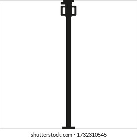 bricklayer prop. illustration for web and mobile design.