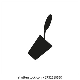 bricklayer's trowel. illustration for web and mobile design.