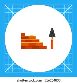 Bricklaying and trowel