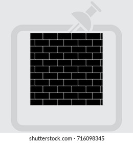 Bricks background vector illustration
