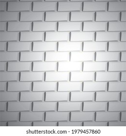 Bricks background with white colour