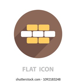 bricks, brickwork, masonry, icon