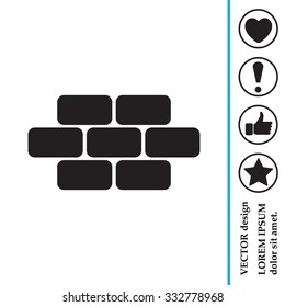 bricks (brickwork, masonry), icon