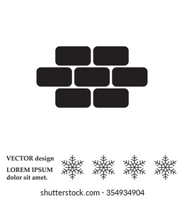 bricks (brickwork, masonry), icon
