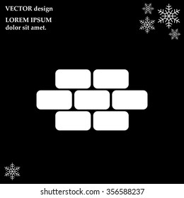 bricks (brickwork, masonry), icon