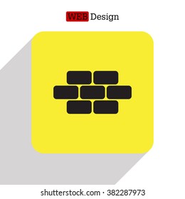 bricks (brickwork, masonry), icon