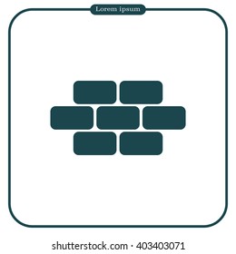 bricks (brickwork, masonry), icon